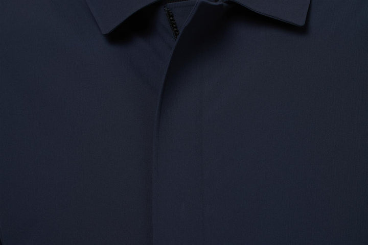 Reg. Coat Japan  Blue Night Structured