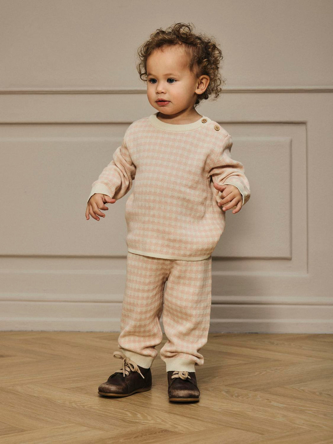 Nbfnadie Knit Pant Lil  Cameo Rose