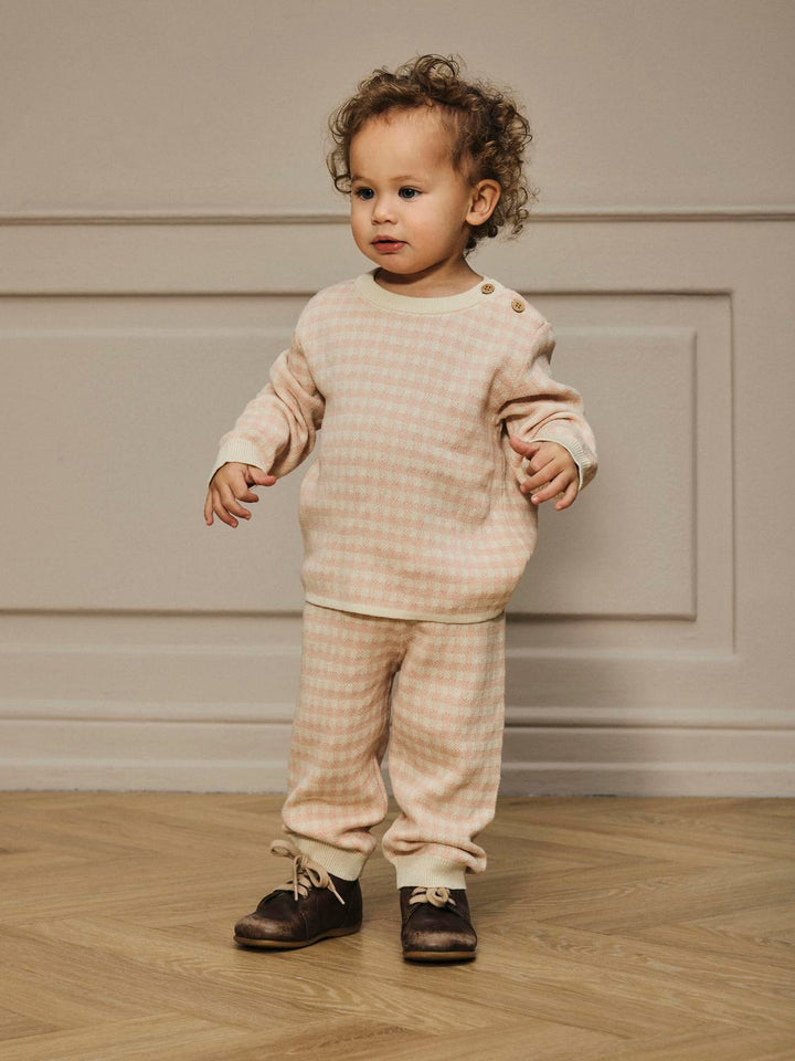 Nbfnadie Knit Pant Lil  Cameo Rose