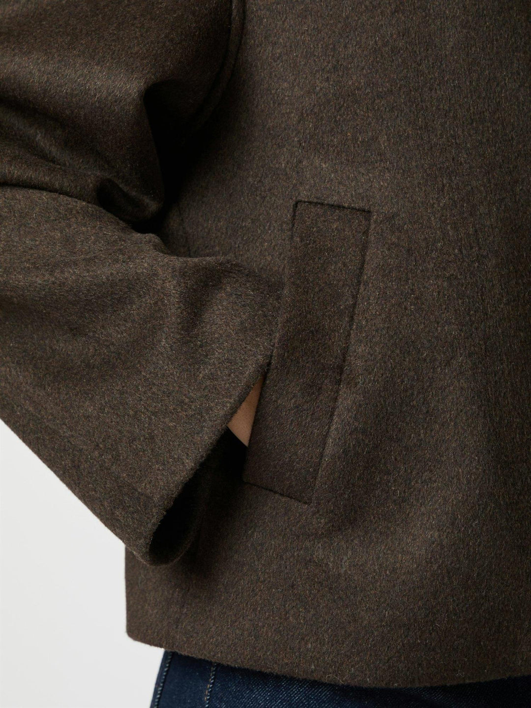 Hamra Wool Jacket  Chocolate Brown