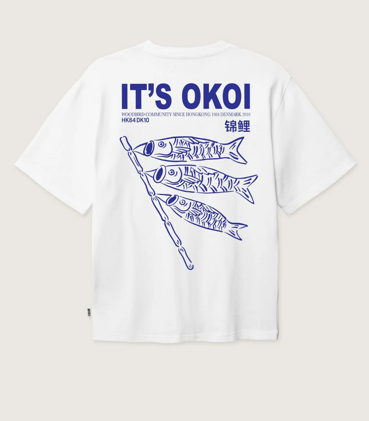 WBBaine Koi Tee  White