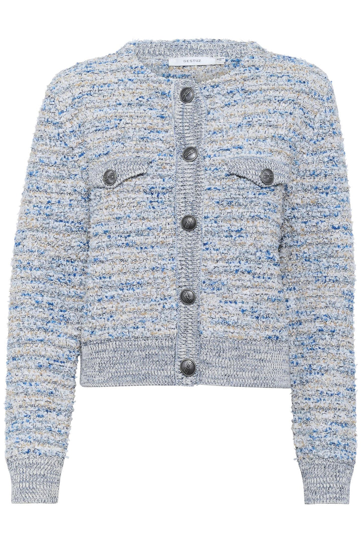 Gzcannie Cardigan  Blue White Mix
