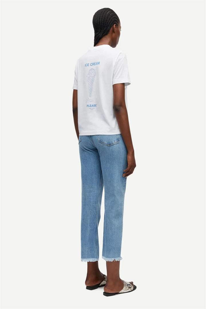SACAMINO SS T-SHIRT 15276  Ice Blue Jasper