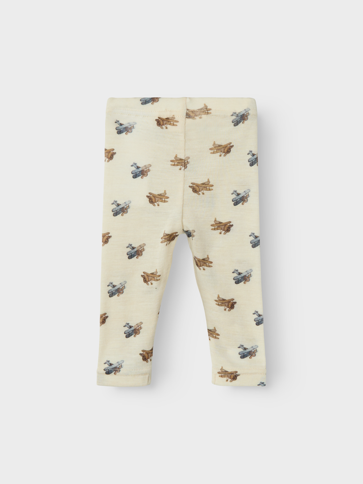 NBMNALU WO/MO SLIM LEGGING LIL NOOS  Offwhite