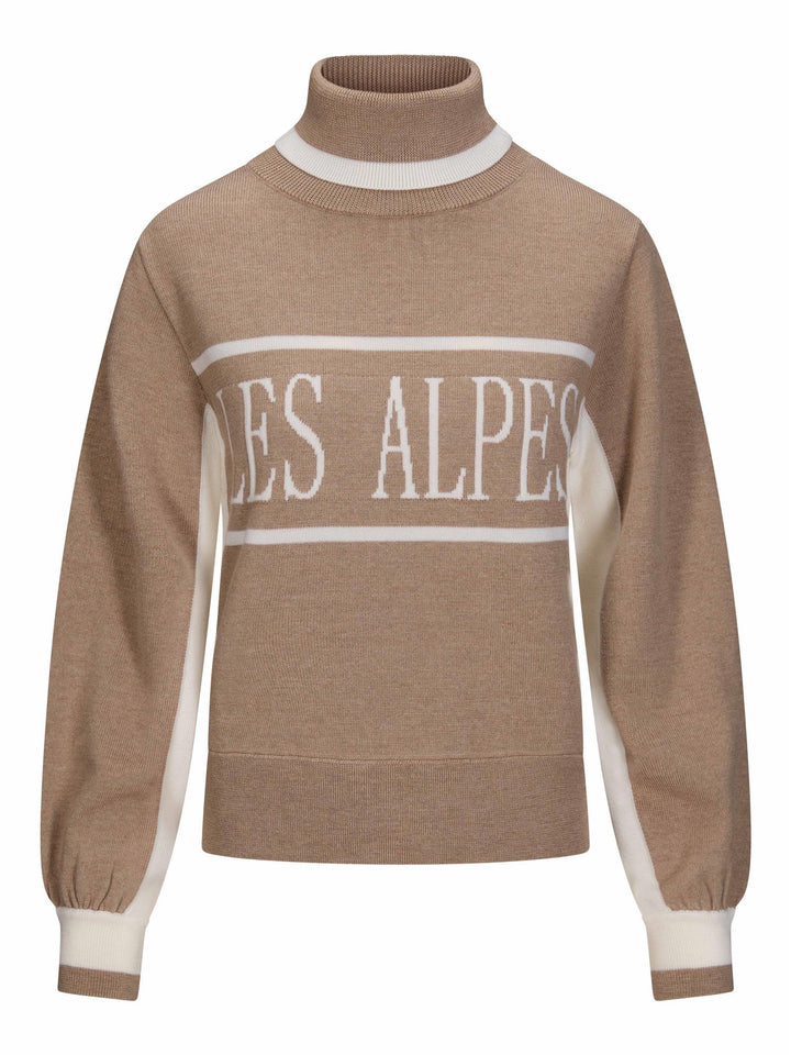 Maud Merino Sweater  Beige Melange