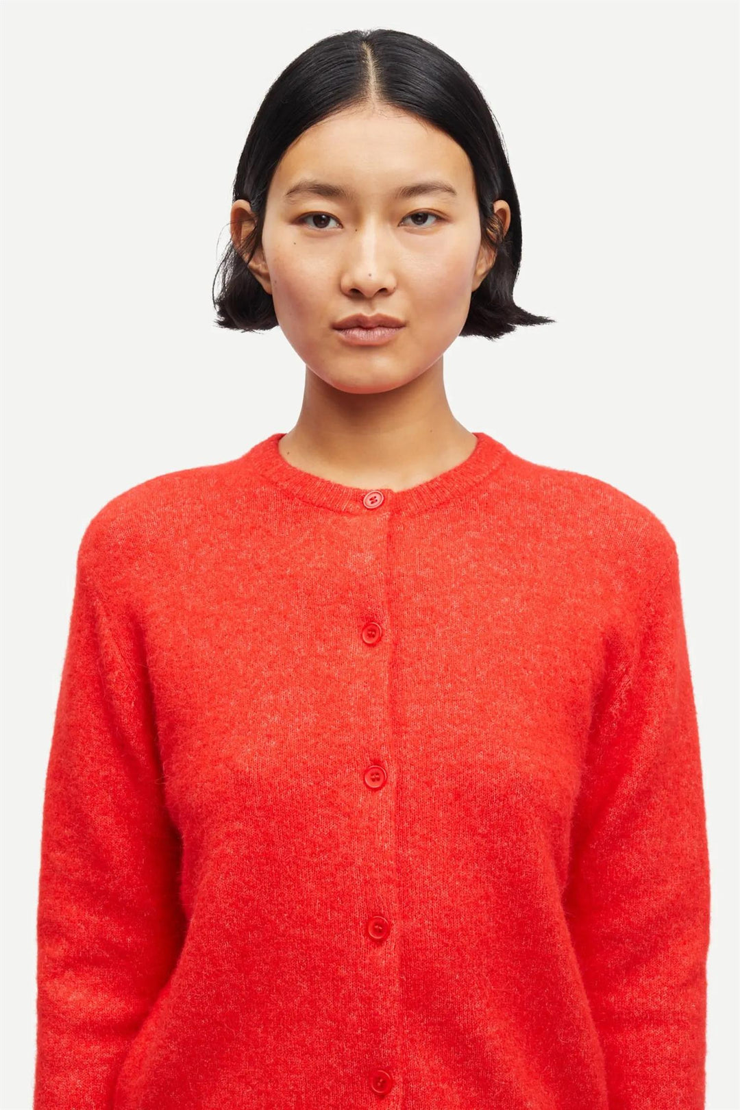 NOR SHORT CARDIGAN 7355  Flame Scarlet