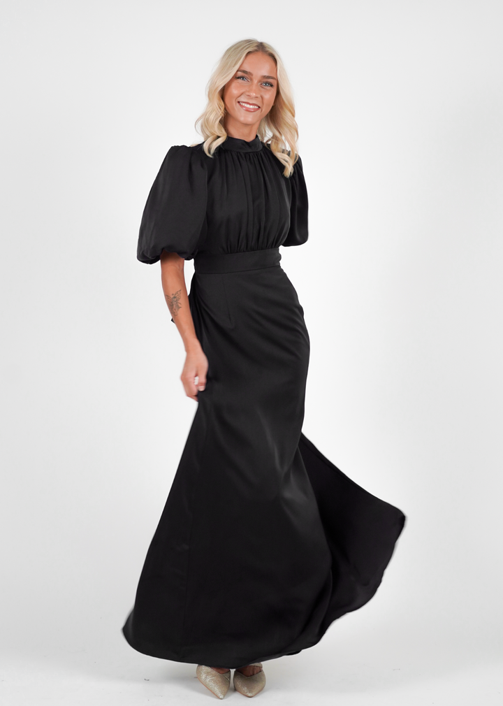 Holly kjole Long  Black
