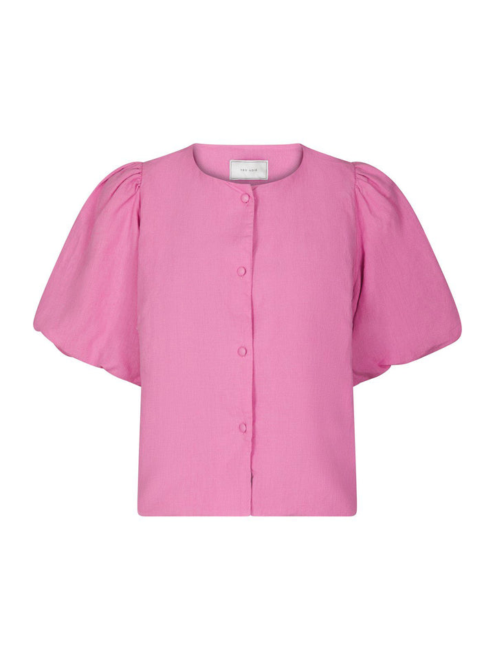 Moisa Linen Blouse  Pink