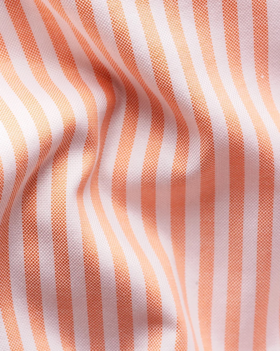 Striped signature Oxford Shirt, Slim  Orange