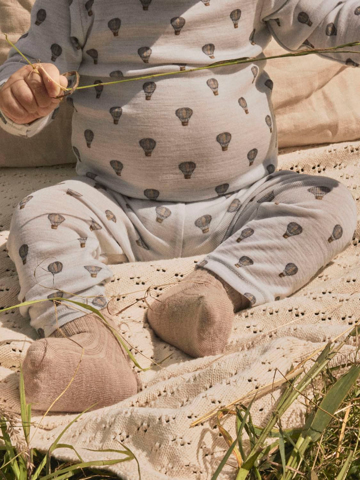 Noel Nor Wool Slim Legging  Lysegrå