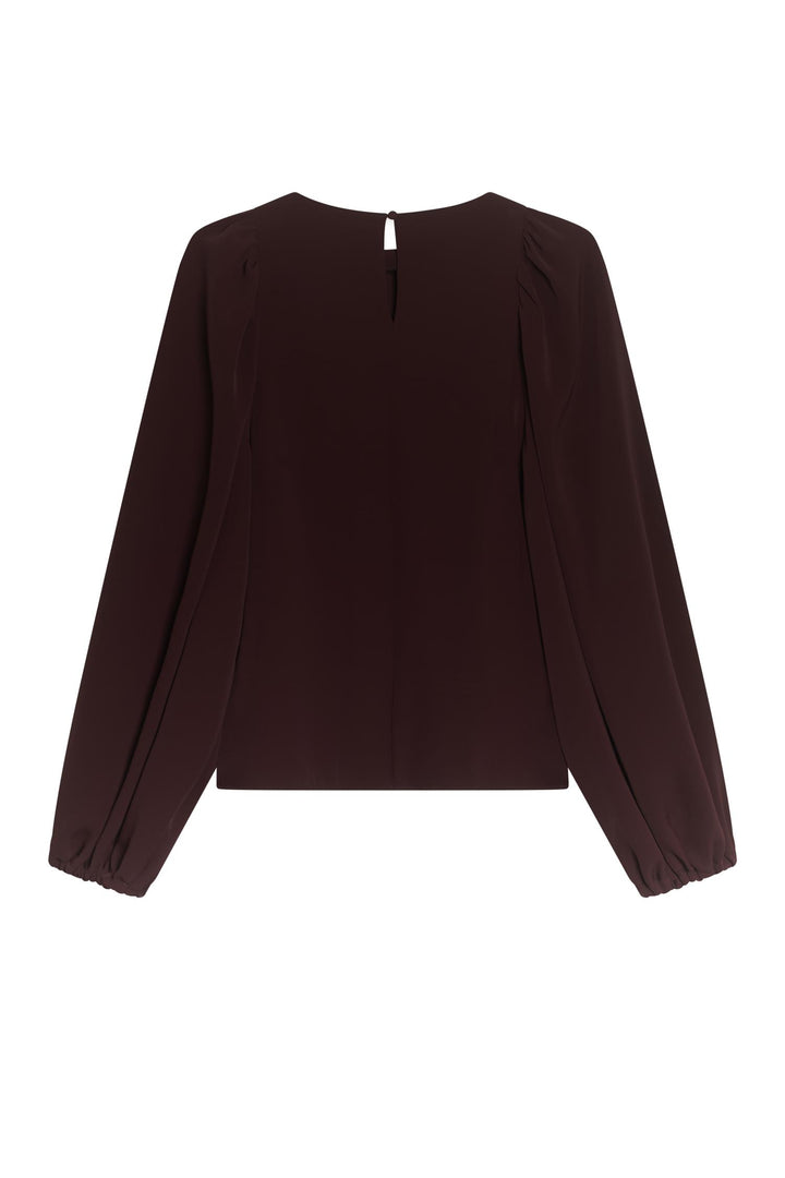 ASHI Crepe  Dk Burgundy