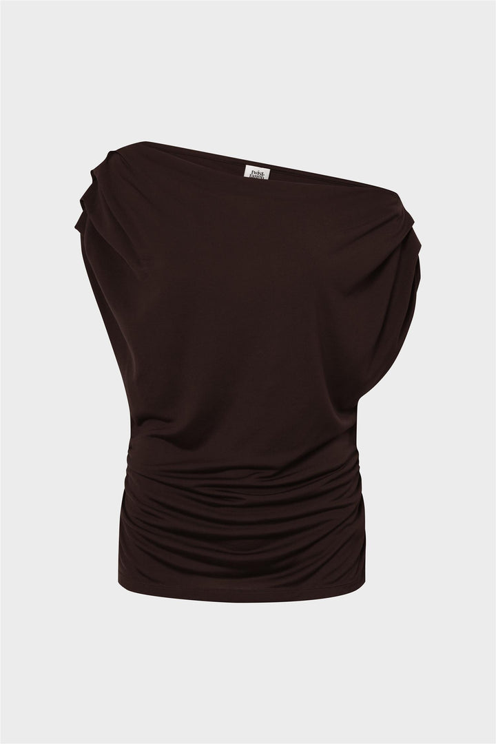 Narina Top  Mocha Brown