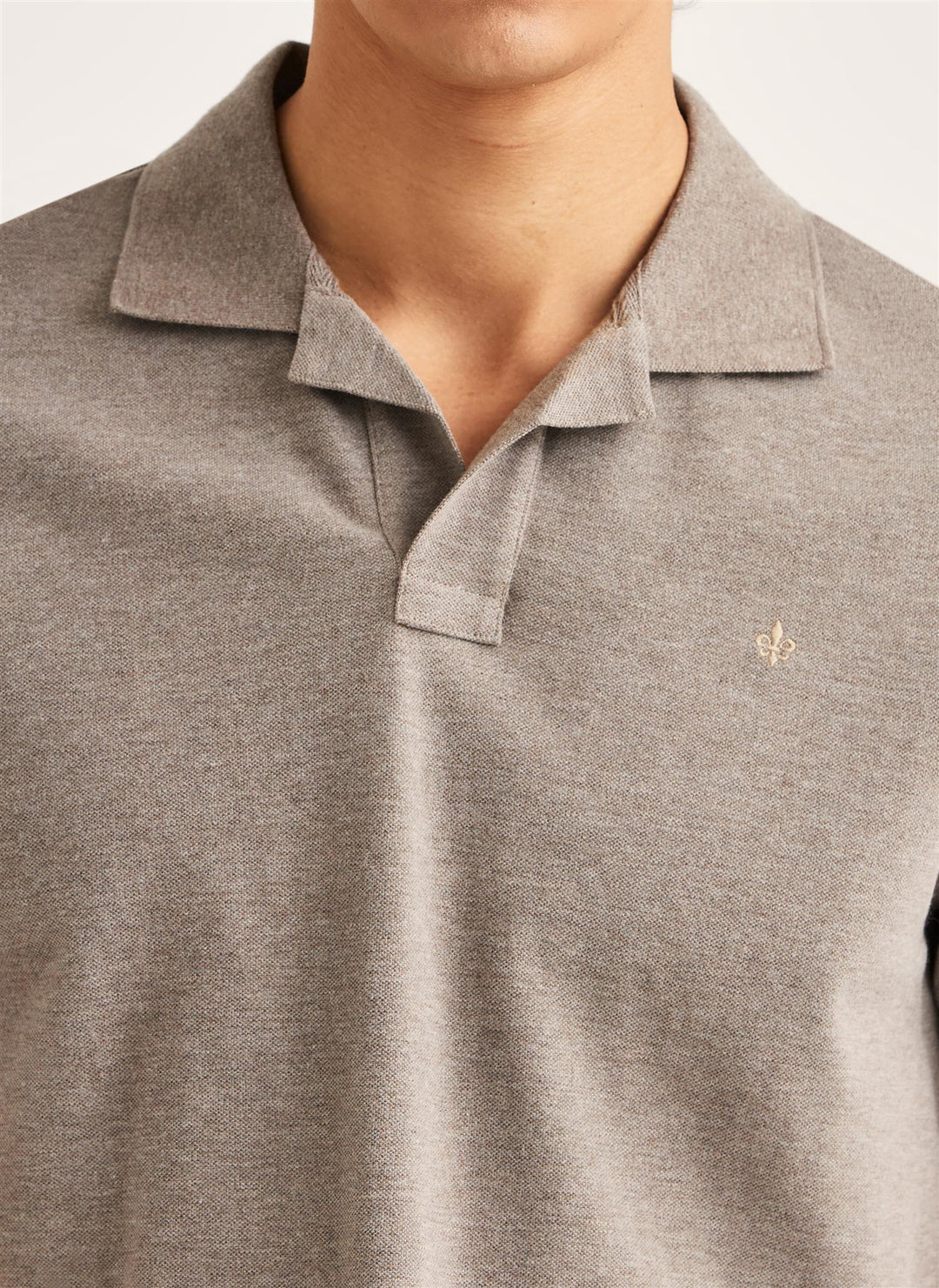 Dylan Piqué Shirt  Brown