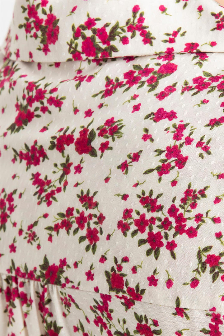Lu Lu Blouse  Berry Print