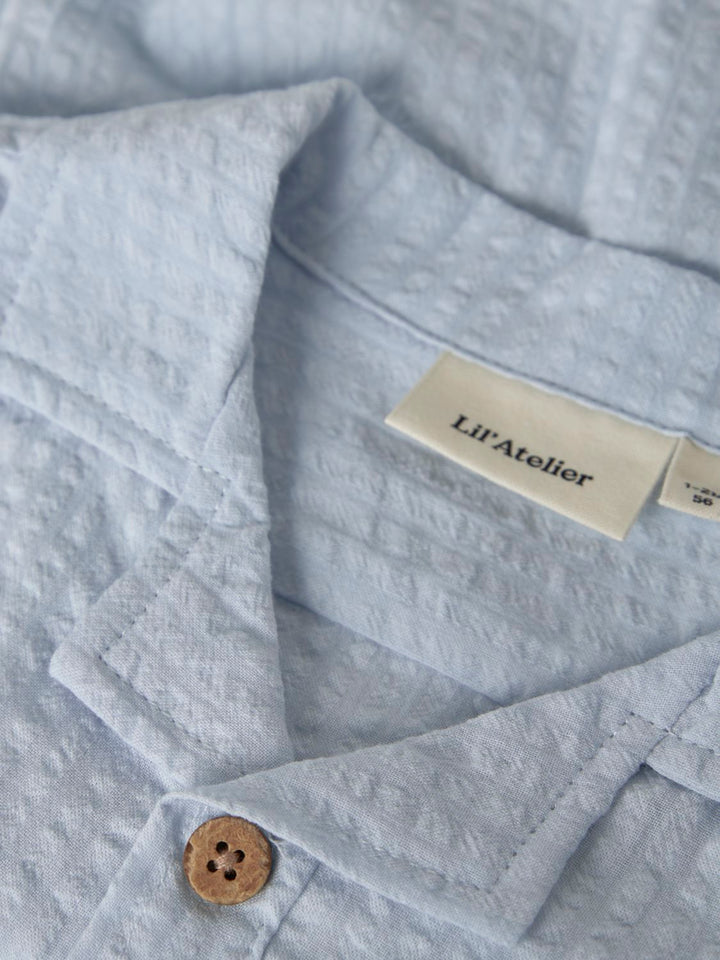 Homan Mak Ss Loose Body Shirt  Lyseblå