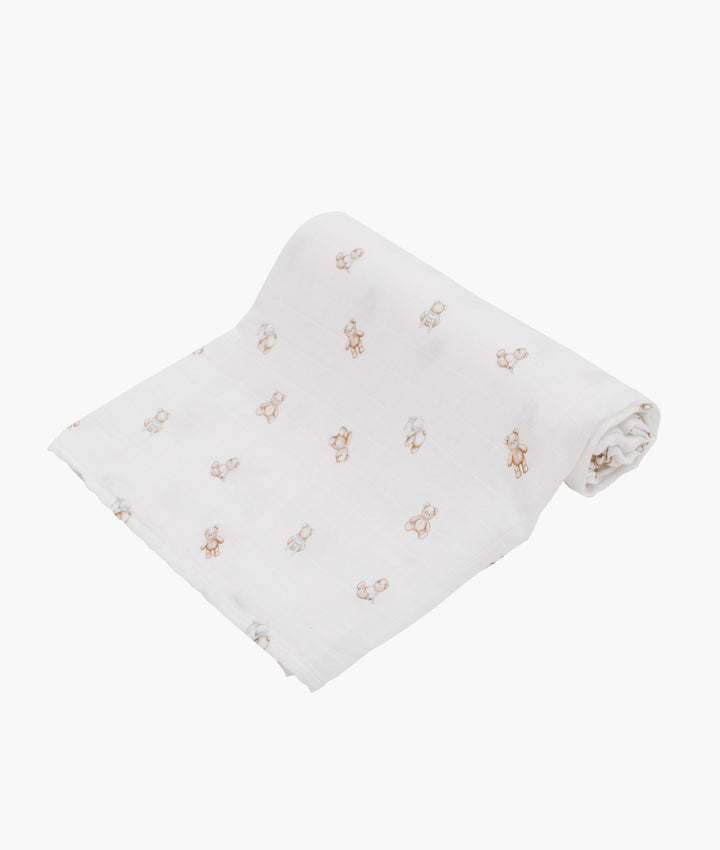 Teddy Tay Swaddle  White