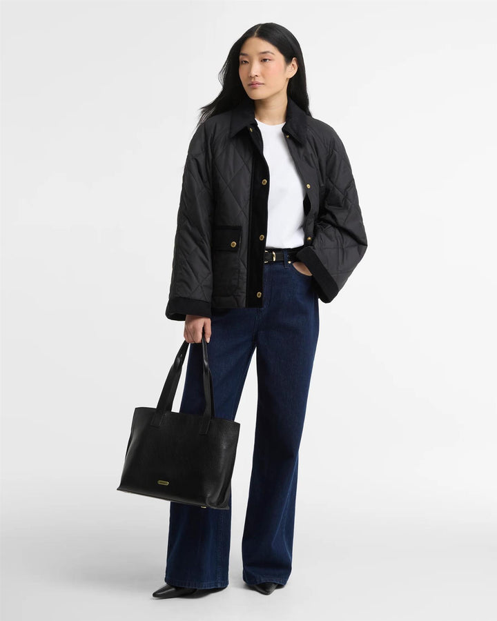 Barbour Kilnwick Quilt  Black/Ancient