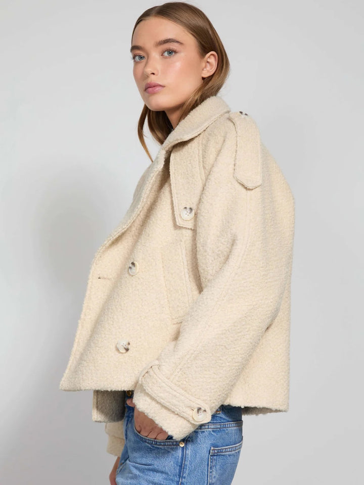 HANNI BOUCLE JACKET  Creme