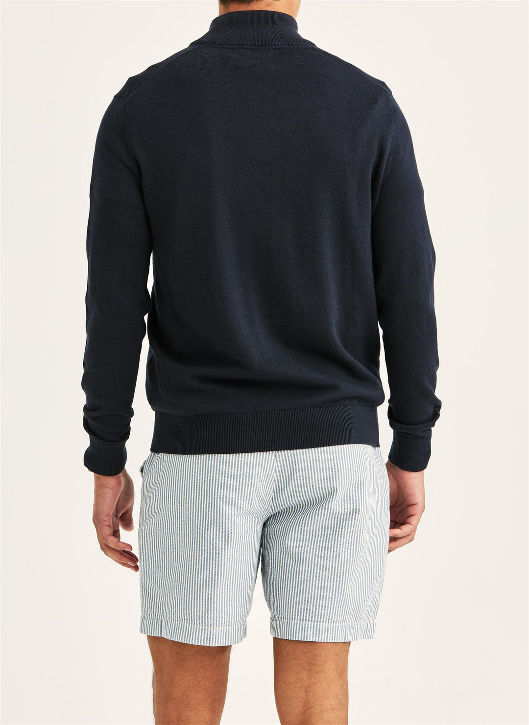 Riley Half Zip  Old Blue