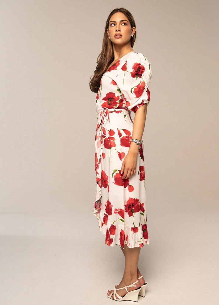 Meline Wrap Dress Amore  Amore