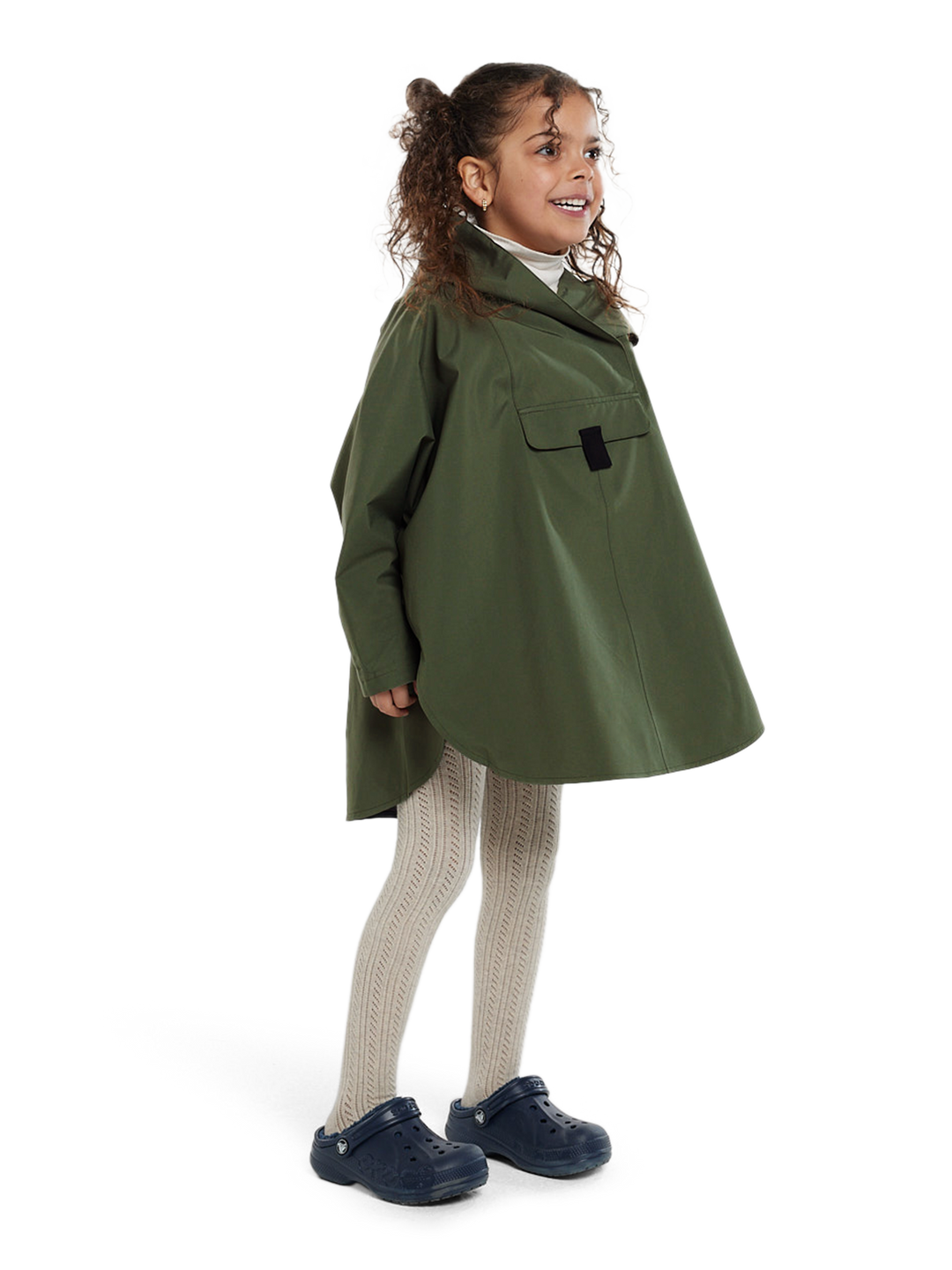 BERGEN MINI  PONCHO  Grønn