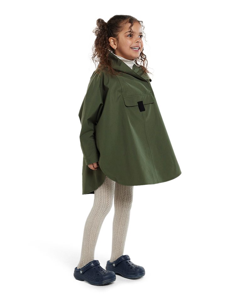 BERGEN MINI  PONCHO  Grønn