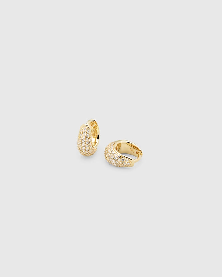 ICE HUGGIES PAVE  Gold