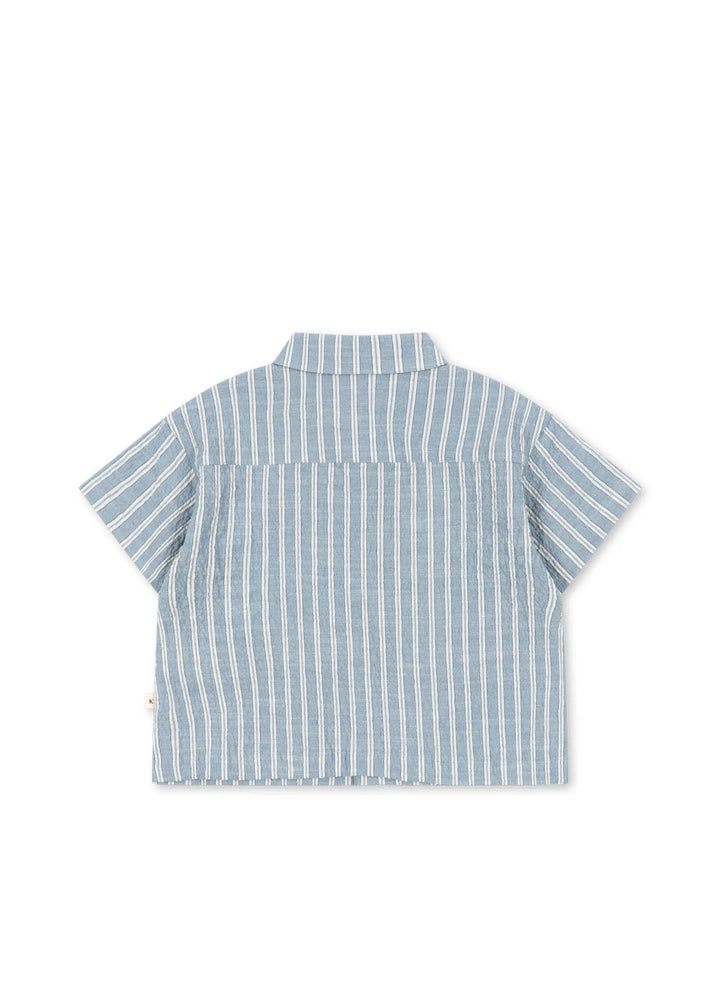 ELLIOT SHIRT  Trio Bleu Stripe
