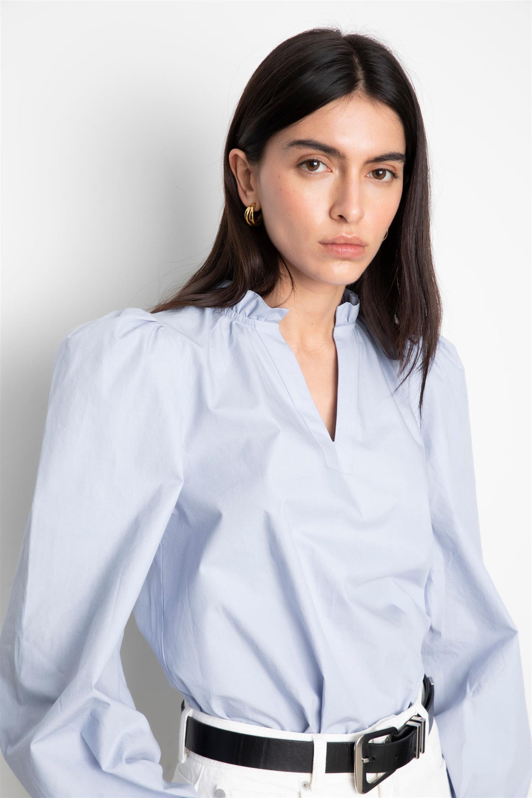 Infinity Blouse  Light Blue