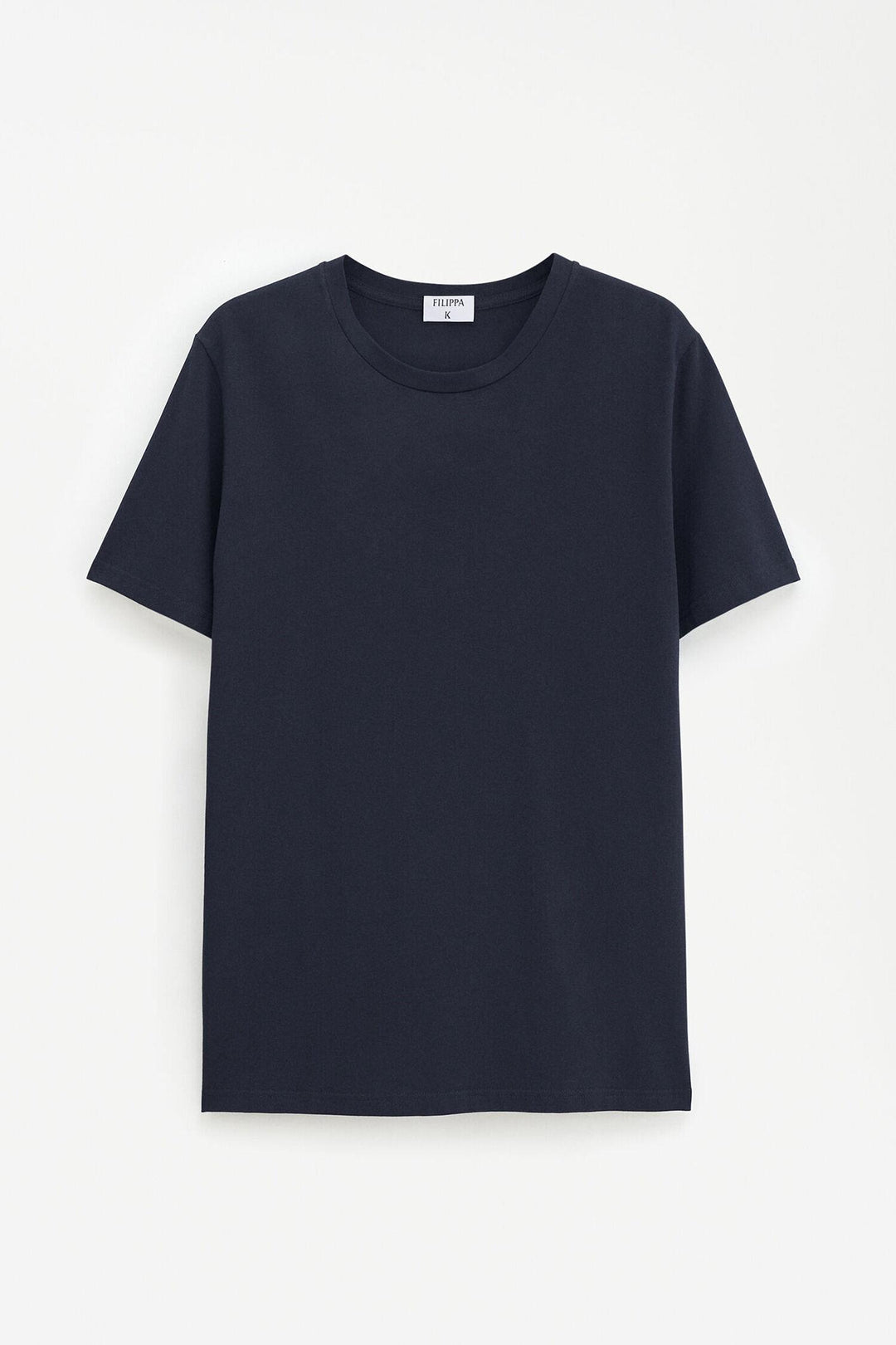 stretch cotton tee  Navy