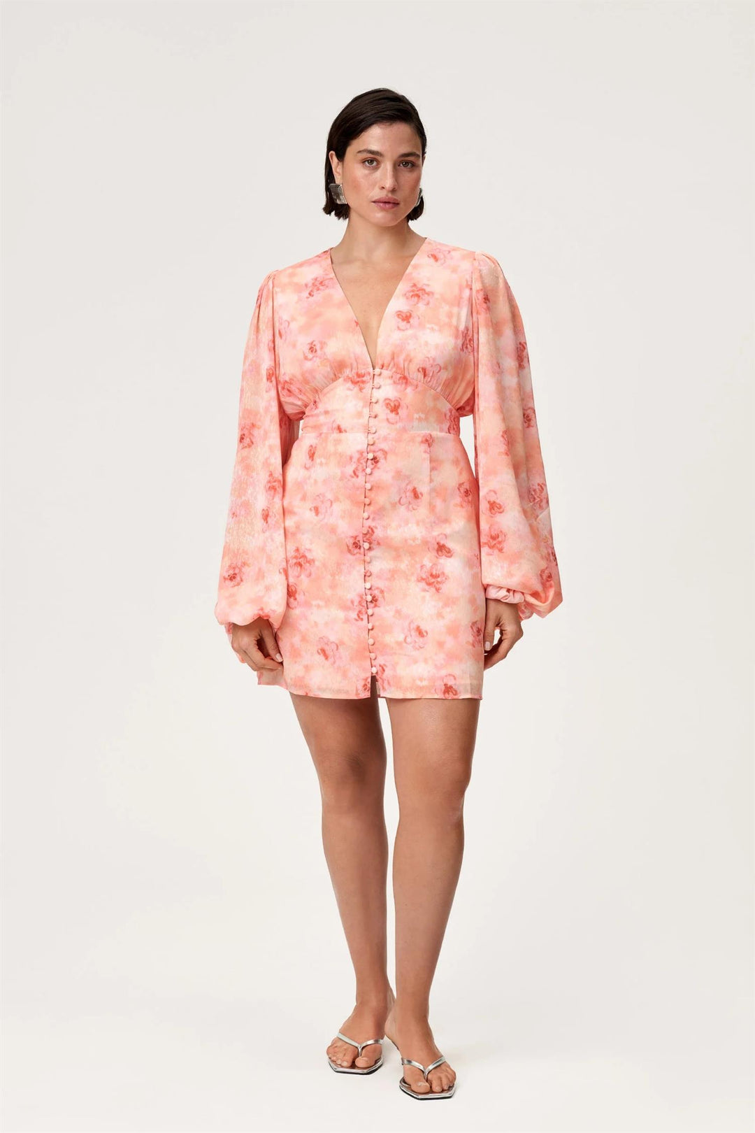 Florence Dress  Peach