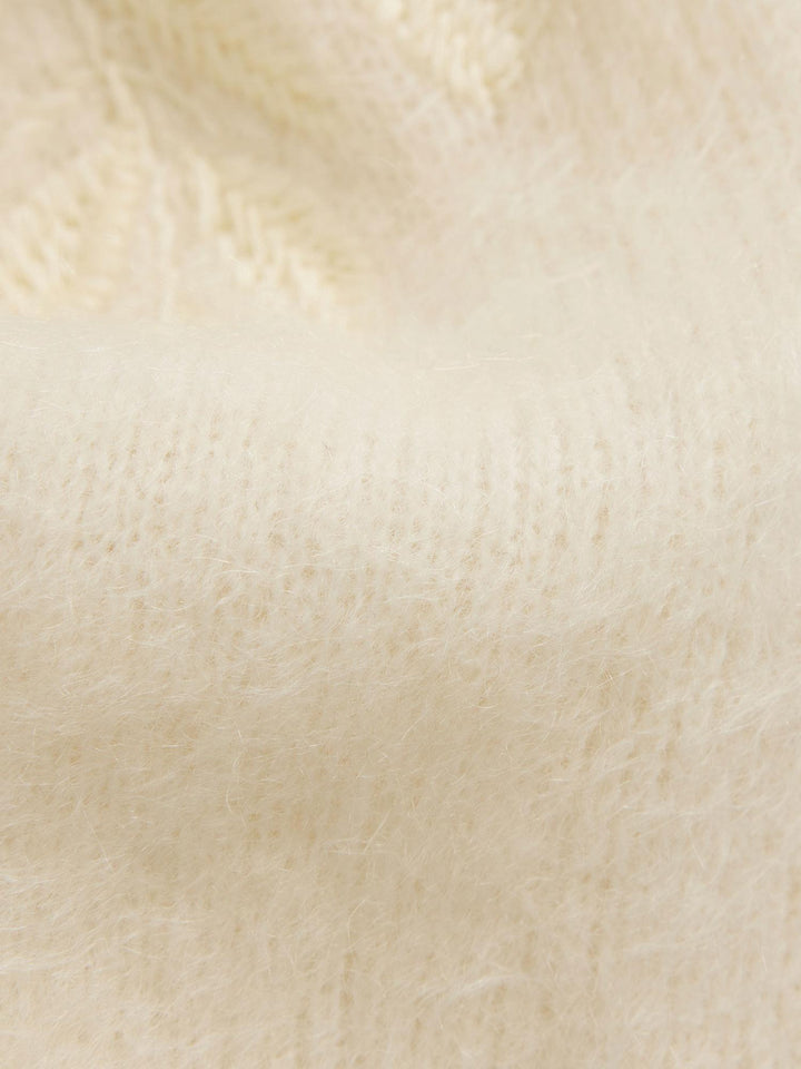 Amie Chunky Cardigan  Bright White
