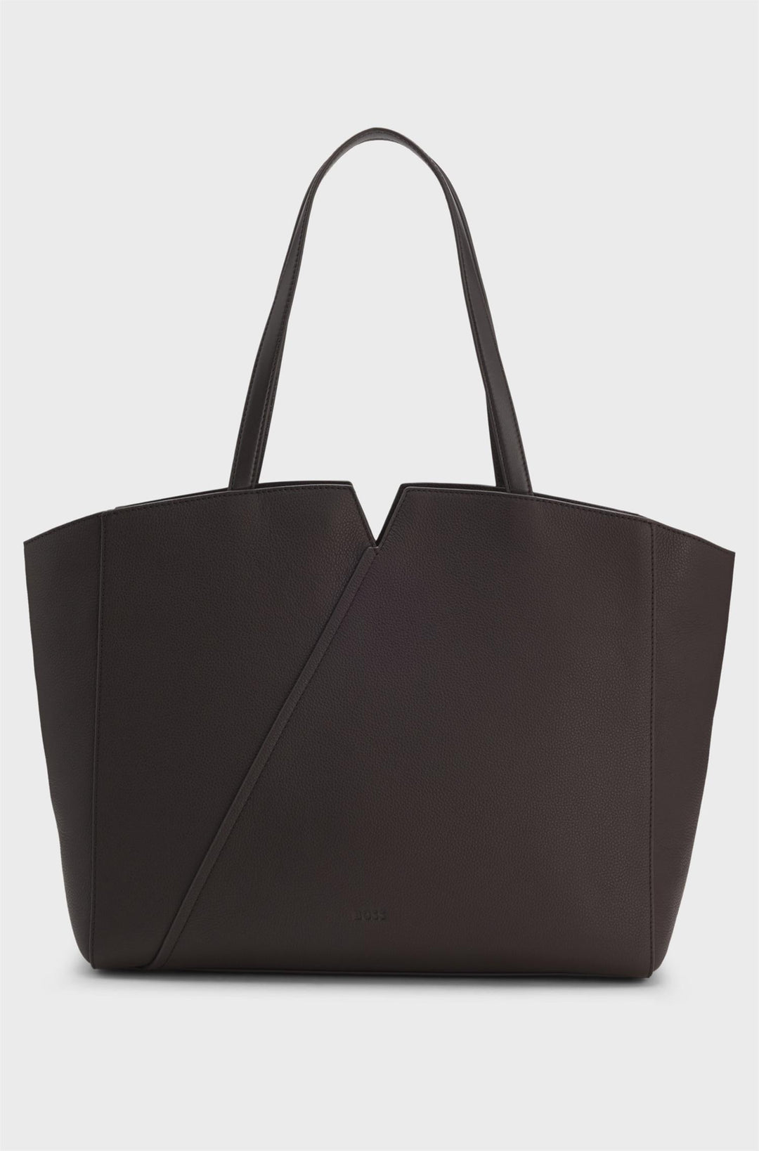 Boss Revers Tote Dark Brown
