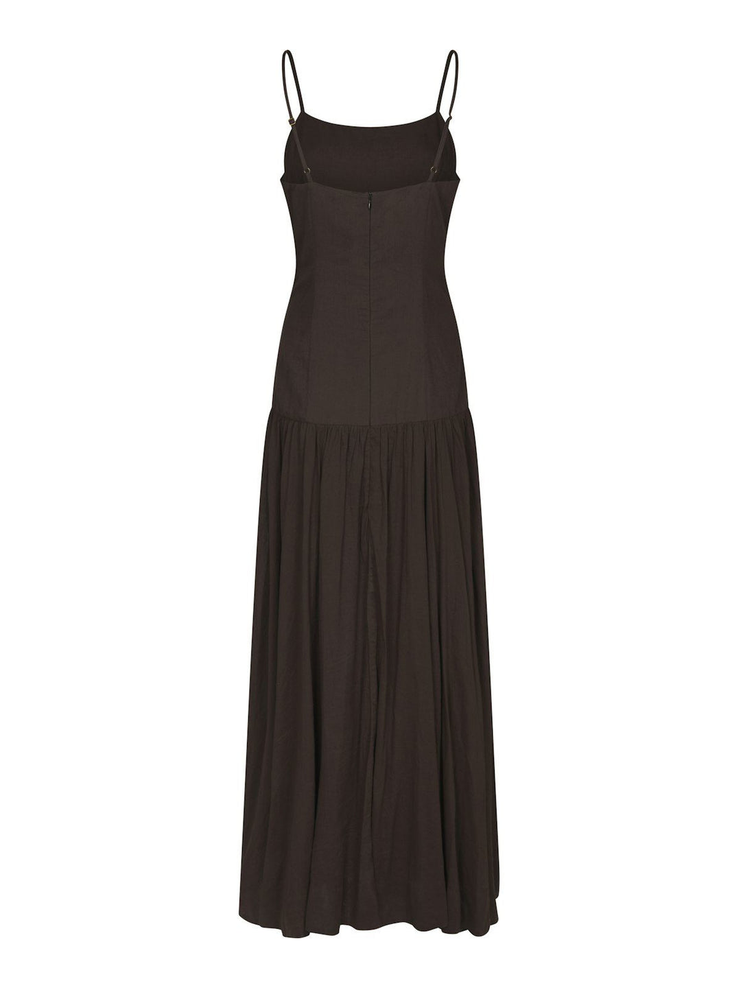 Jackie S Voile Dress  Dark Brown