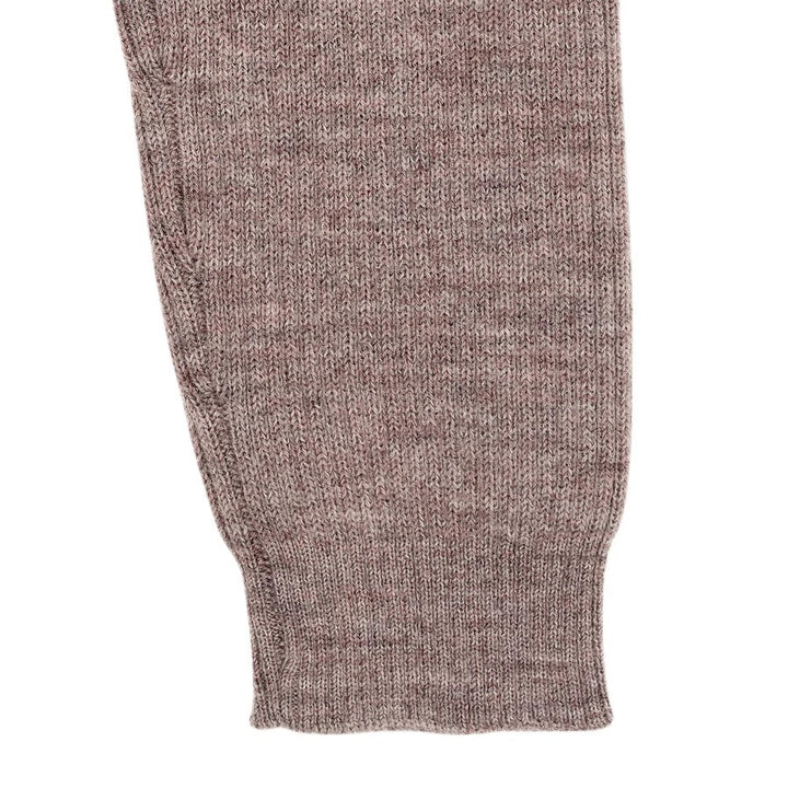 MERINO CLASSIC RIB LEGGINGS W. DRAWSTRINGS  Natural Melange