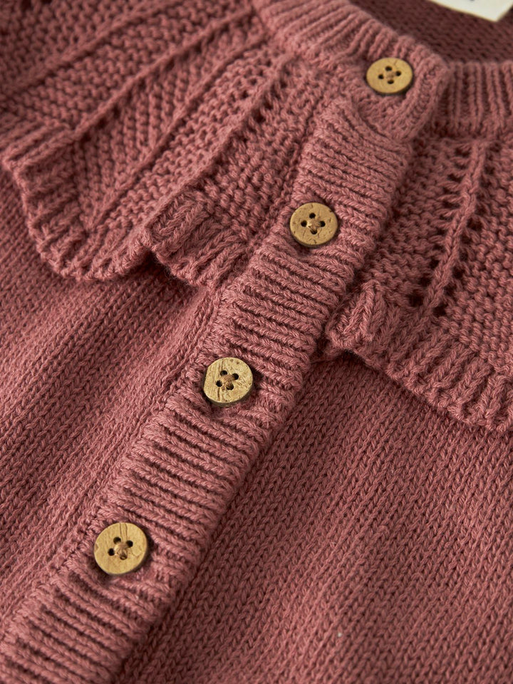 Noda Ls Knit Card  Mellomrosa