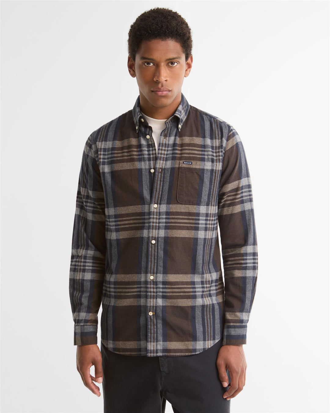 Barbour Dovedale Shirt  Dark Sand