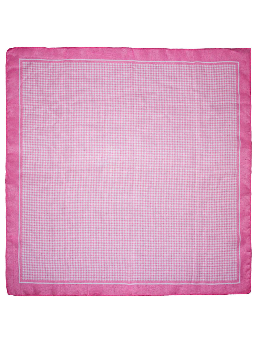 Skjerf m/ruter  Rosa