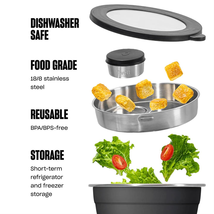 SALAD BOWL KIT 64 OZ / 1900 ML  Desert Sky