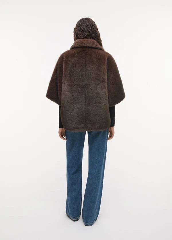 CLARA FAUX MINK  Choco