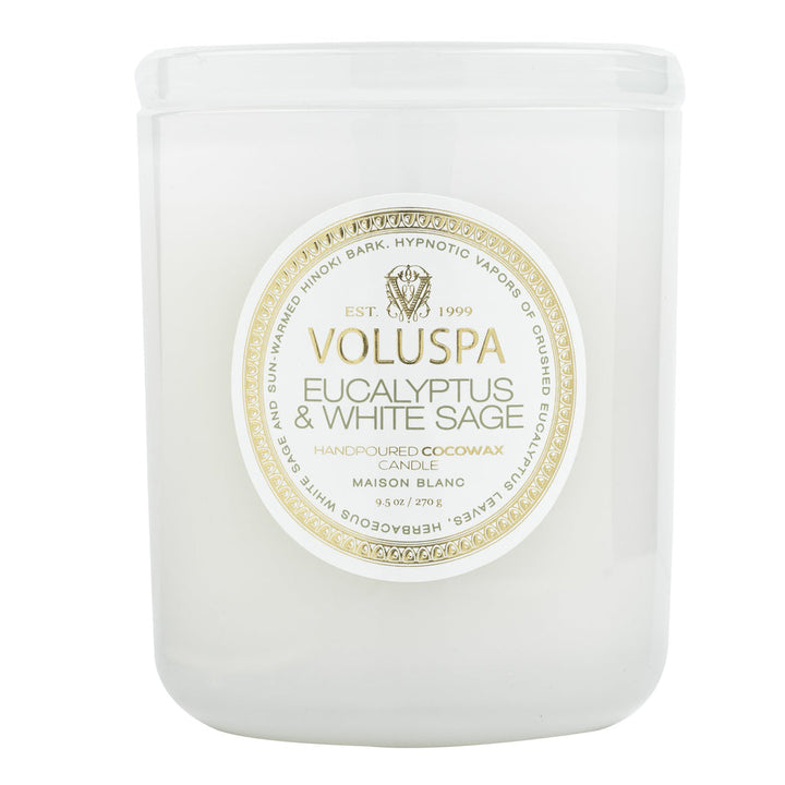 BOXED CANDLE 60T  Eucalyptus & White Sage