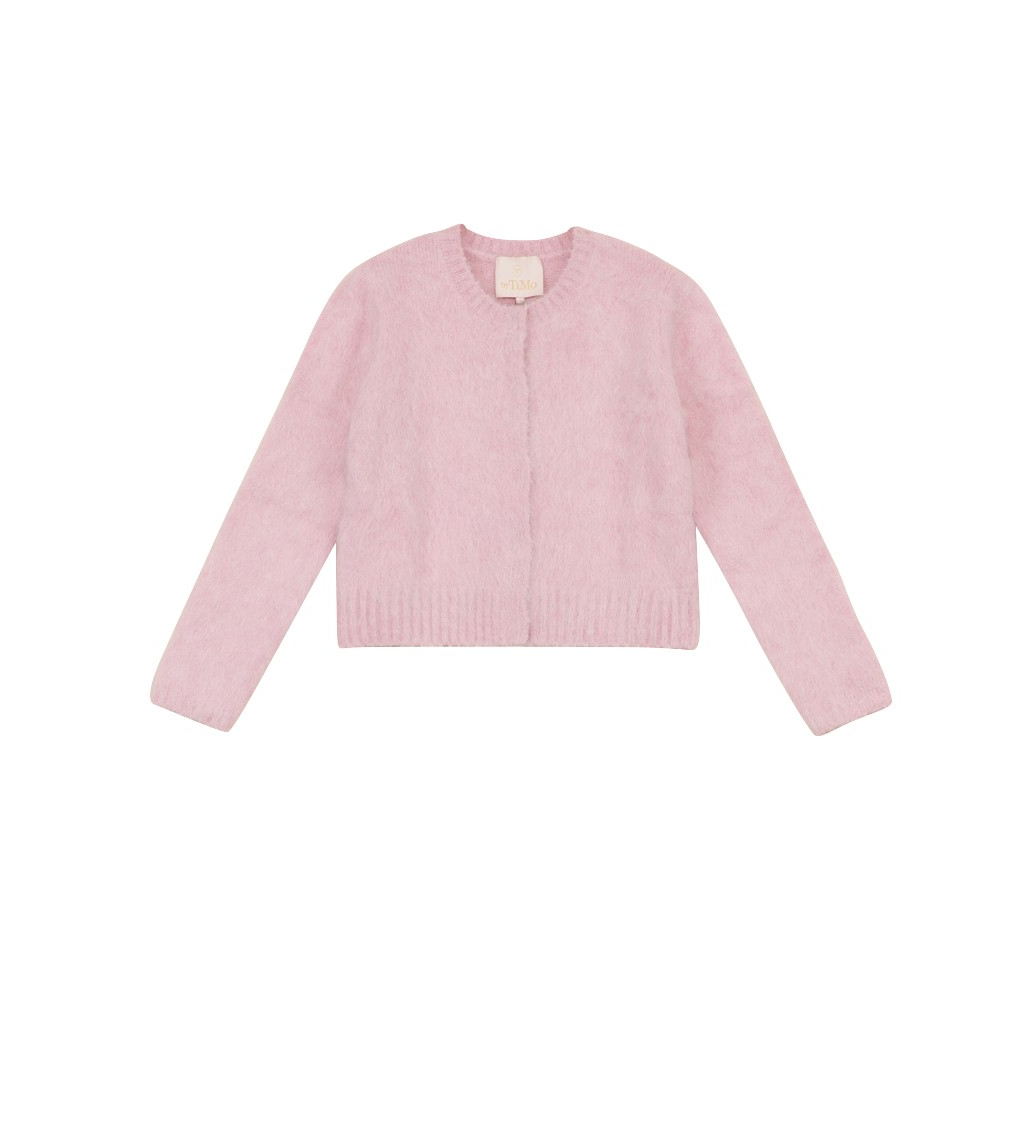 Knit Jacket  Dusty Pink