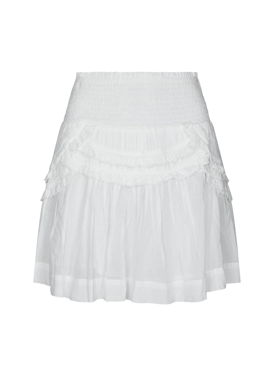 Maliah S Voile Skirt  White