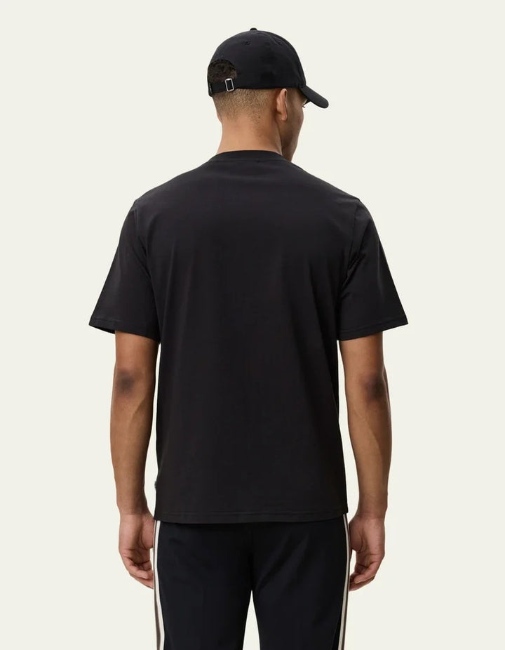 Signature Print T-Shirt  Black