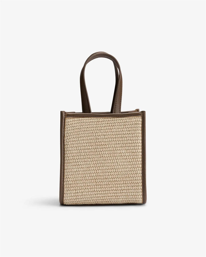 Iben Straw Bag Mini  Brown Straw