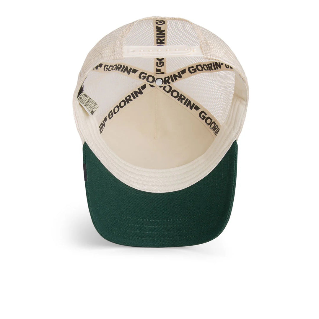 Bulletproof Trucker  Cream Dark Green
