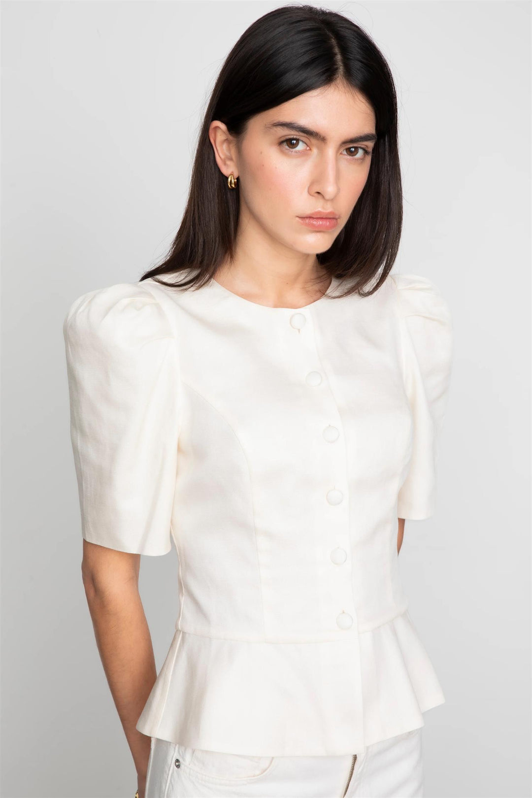 Sabina Blouse  Cream