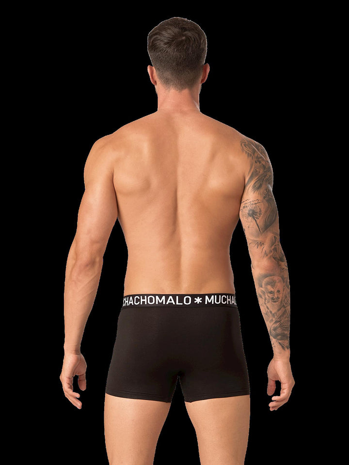 1132 3pk Cotton Boxer 24  Black
