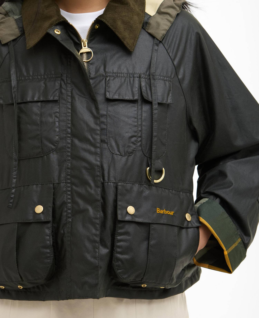 Barbour Liza Wax  Fern/Ancient