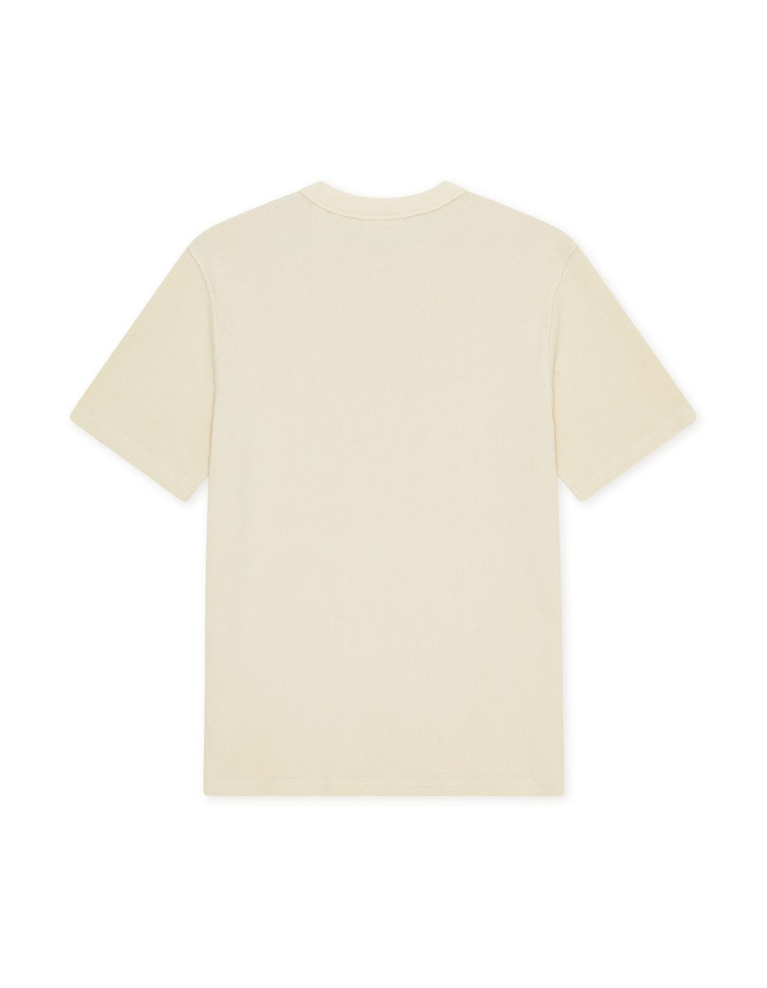 Label Waffle T-Shirt Ivory